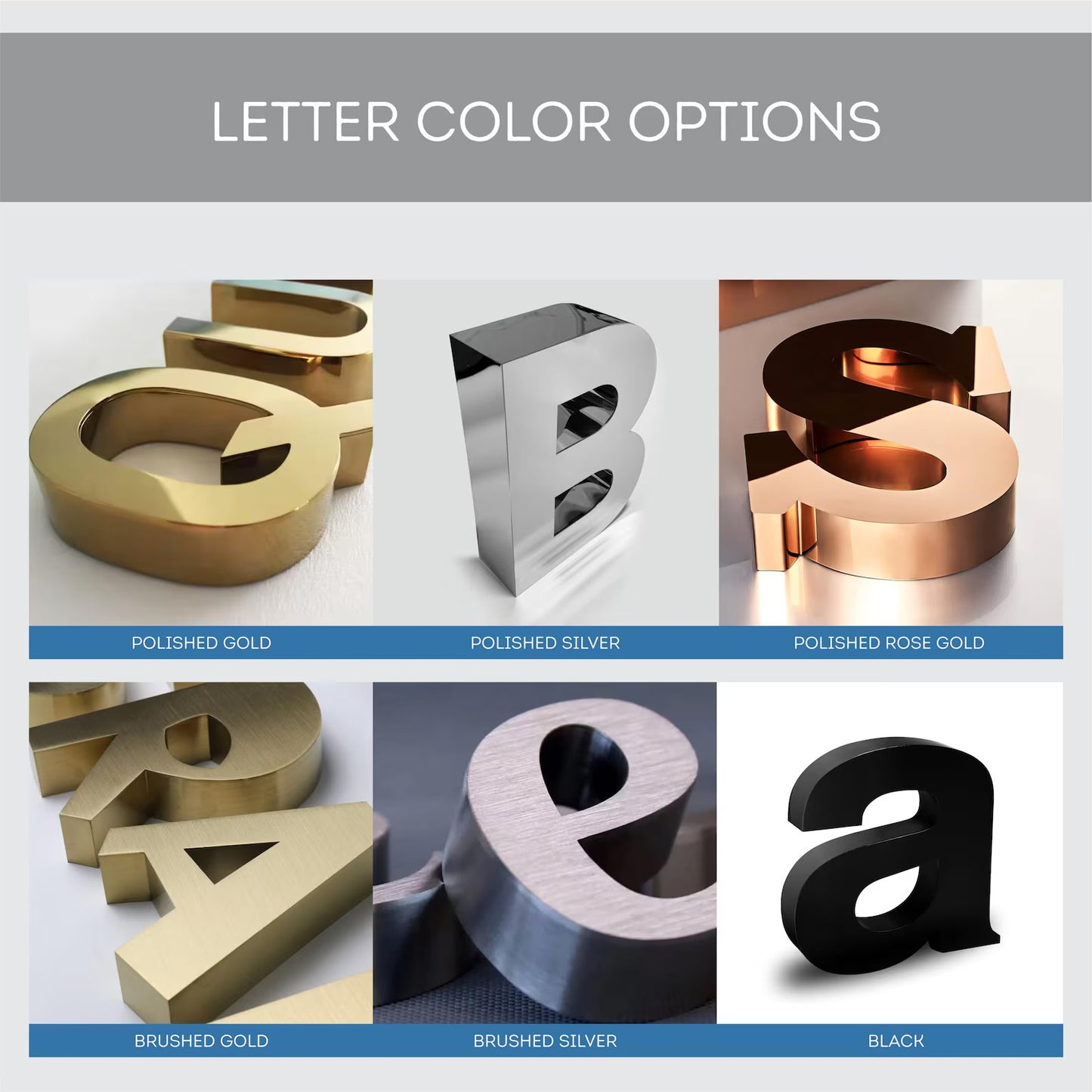 BACKLIT STAINLESS STEEL LETTERS