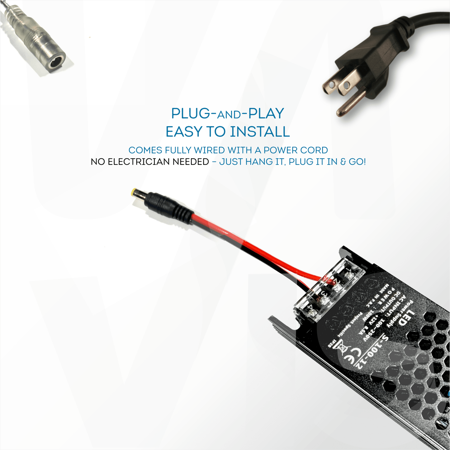 PLUG & PLAY BACKLIT SIGN - Vaha Visuals