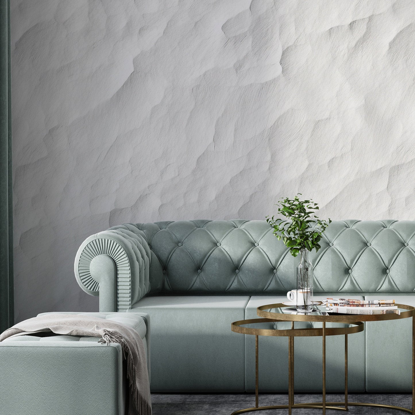 Removable Wallpaper, White Paper Background - Peel & Stick, Reusable, Self Adhesive, 26" Panels, Easy Install, Seamless