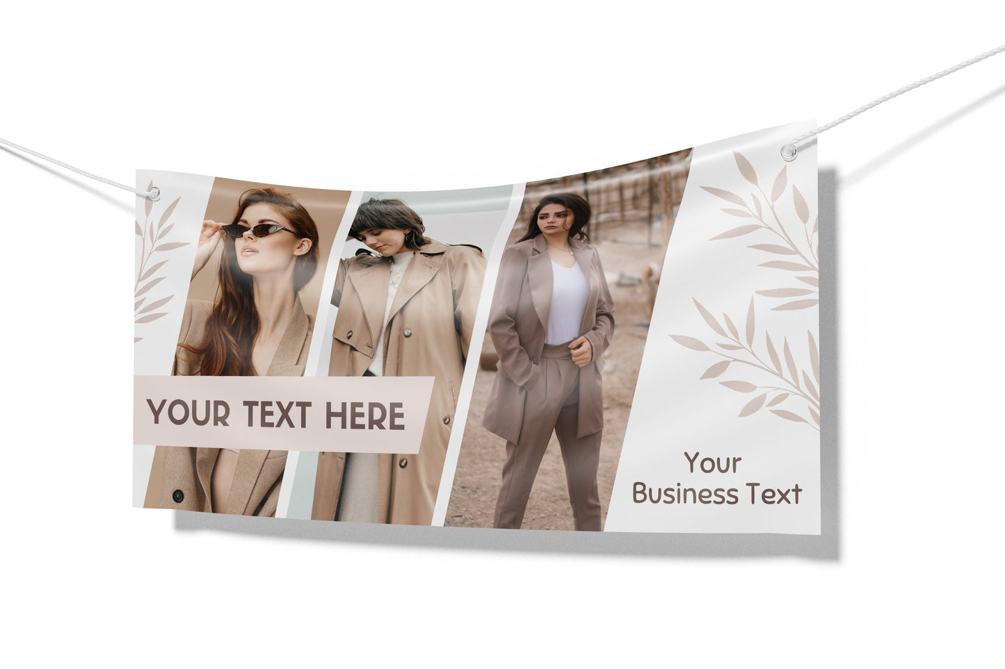 Custom Banner Display, Polyester/Vinyl - Personalized Advertising Sign - Indoor/Outdoor - Image/Logo/Text - Heavy Duty, Building Banner