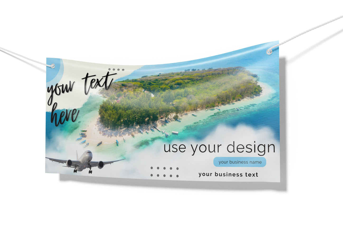 Custom Banner Display, Polyester/Vinyl - Personalized Advertising Sign - Indoor/Outdoor - Image/Logo/Text - Heavy Duty, Building Banner