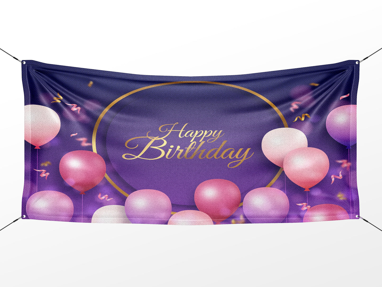 Custom Banner Display, Polyester/Vinyl - Personalized Advertising Sign - Indoor/Outdoor - Image/Logo/Text - Heavy Duty, Building Banner