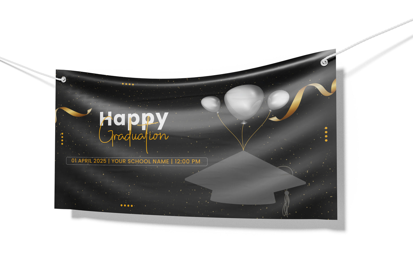 Custom Banner Display, Polyester/Vinyl - Personalized Advertising Sign - Indoor/Outdoor - Image/Logo/Text - Heavy Duty, Building Banner