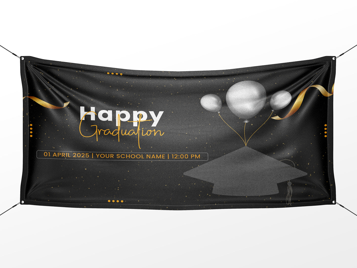 Custom Banner Display, Polyester/Vinyl - Personalized Advertising Sign - Indoor/Outdoor - Image/Logo/Text - Heavy Duty, Building Banner