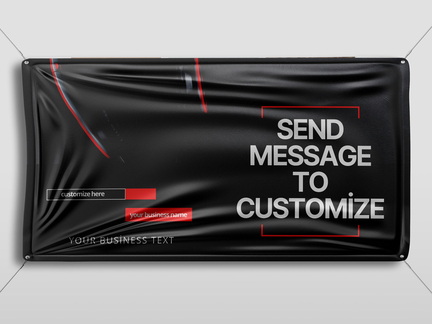 Custom Banner Display, Polyester/Vinyl - Personalized Advertising Sign - Indoor/Outdoor - Image/Logo/Text - Heavy Duty, Building Banner