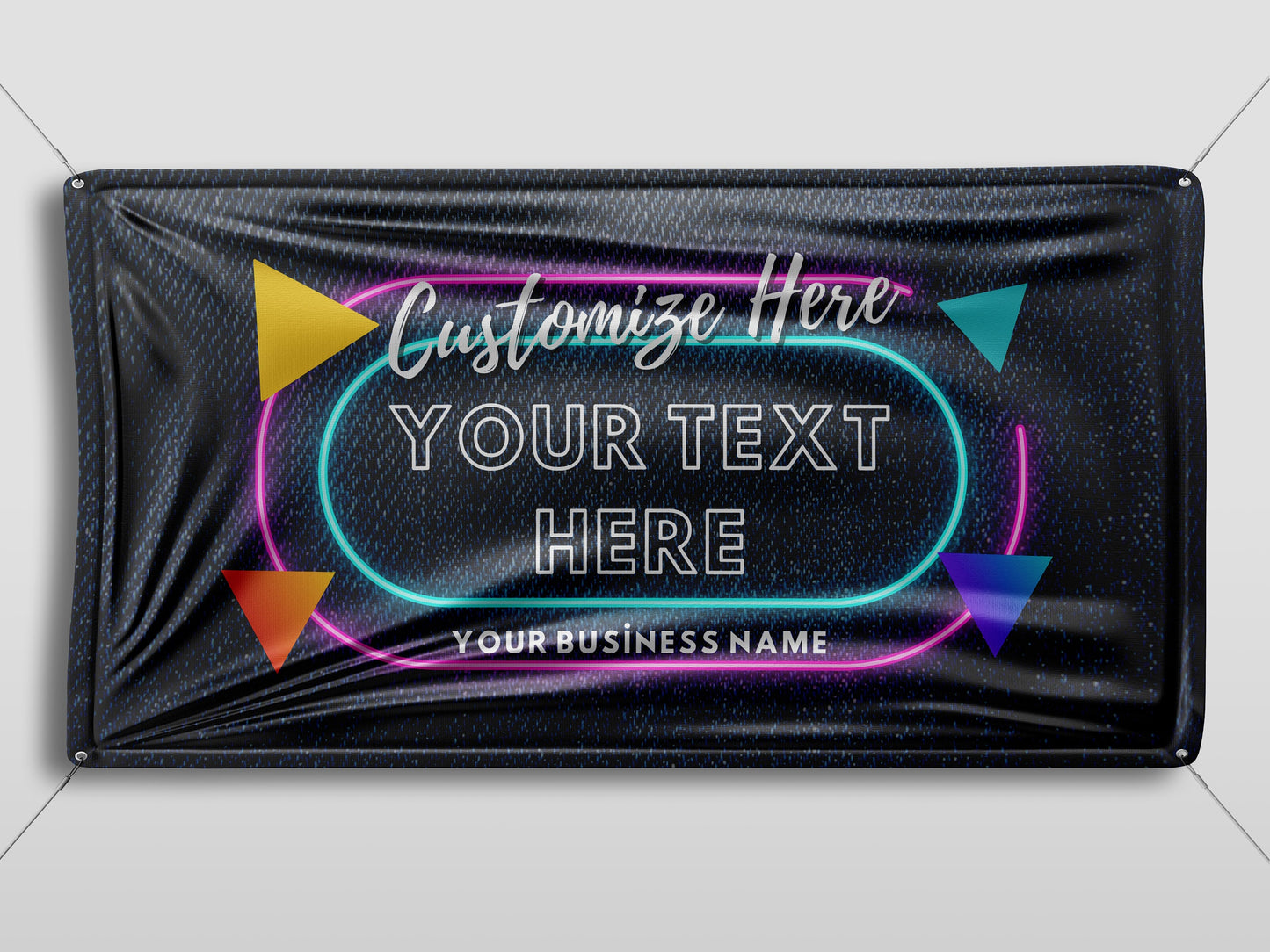 Custom Banner Display, Polyester/Vinyl - Personalized Advertising Sign - Indoor/Outdoor - Image/Logo/Text - Heavy Duty, Building Banner