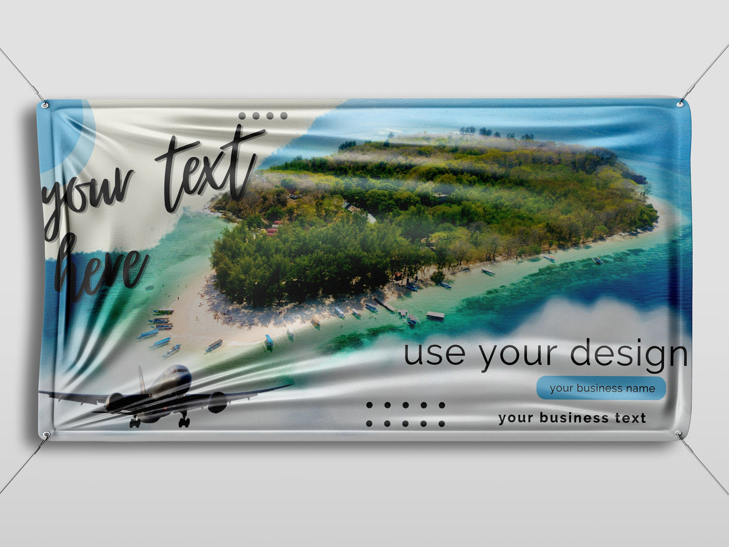 Custom Banner Display, Polyester/Vinyl - Personalized Advertising Sign - Indoor/Outdoor - Image/Logo/Text - Heavy Duty, Building Banner