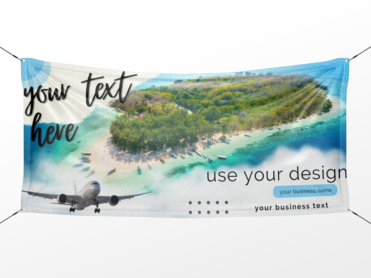 Custom Banner Display, Polyester/Vinyl - Personalized Advertising Sign - Indoor/Outdoor - Image/Logo/Text - Heavy Duty, Building Banner
