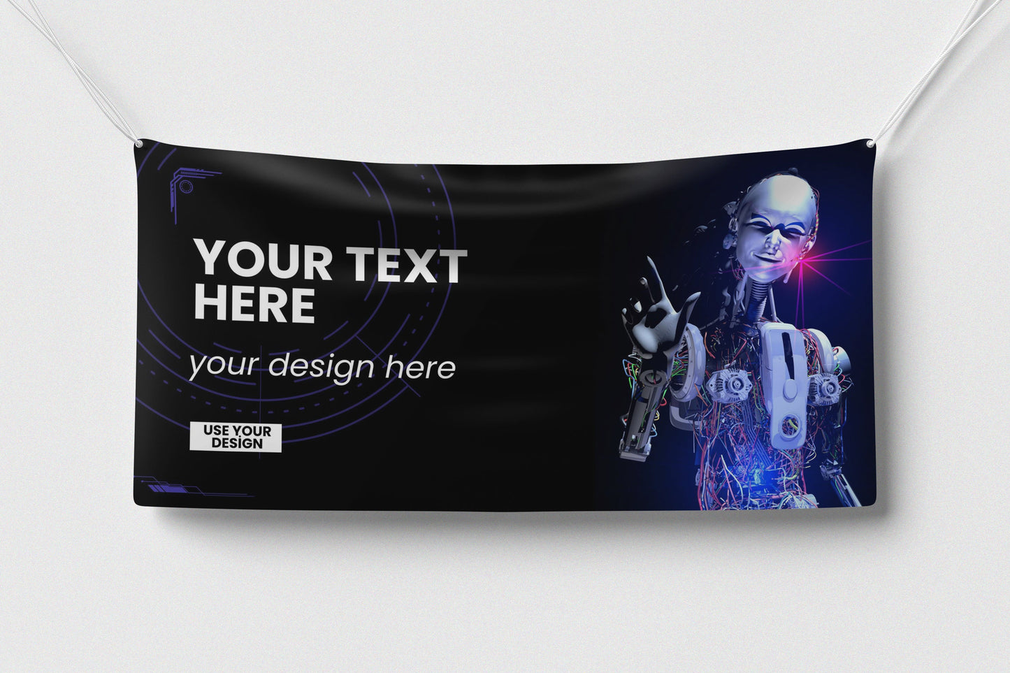 Custom Banner Display, Polyester/Vinyl - Personalized Advertising Sign - Indoor/Outdoor - Image/Logo/Text - Heavy Duty, Building Banner