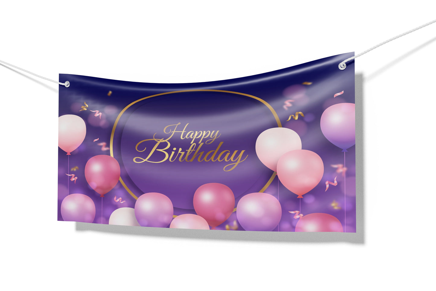 Custom Banner Display, Polyester/Vinyl - Personalized Advertising Sign - Indoor/Outdoor - Image/Logo/Text - Heavy Duty, Building Banner