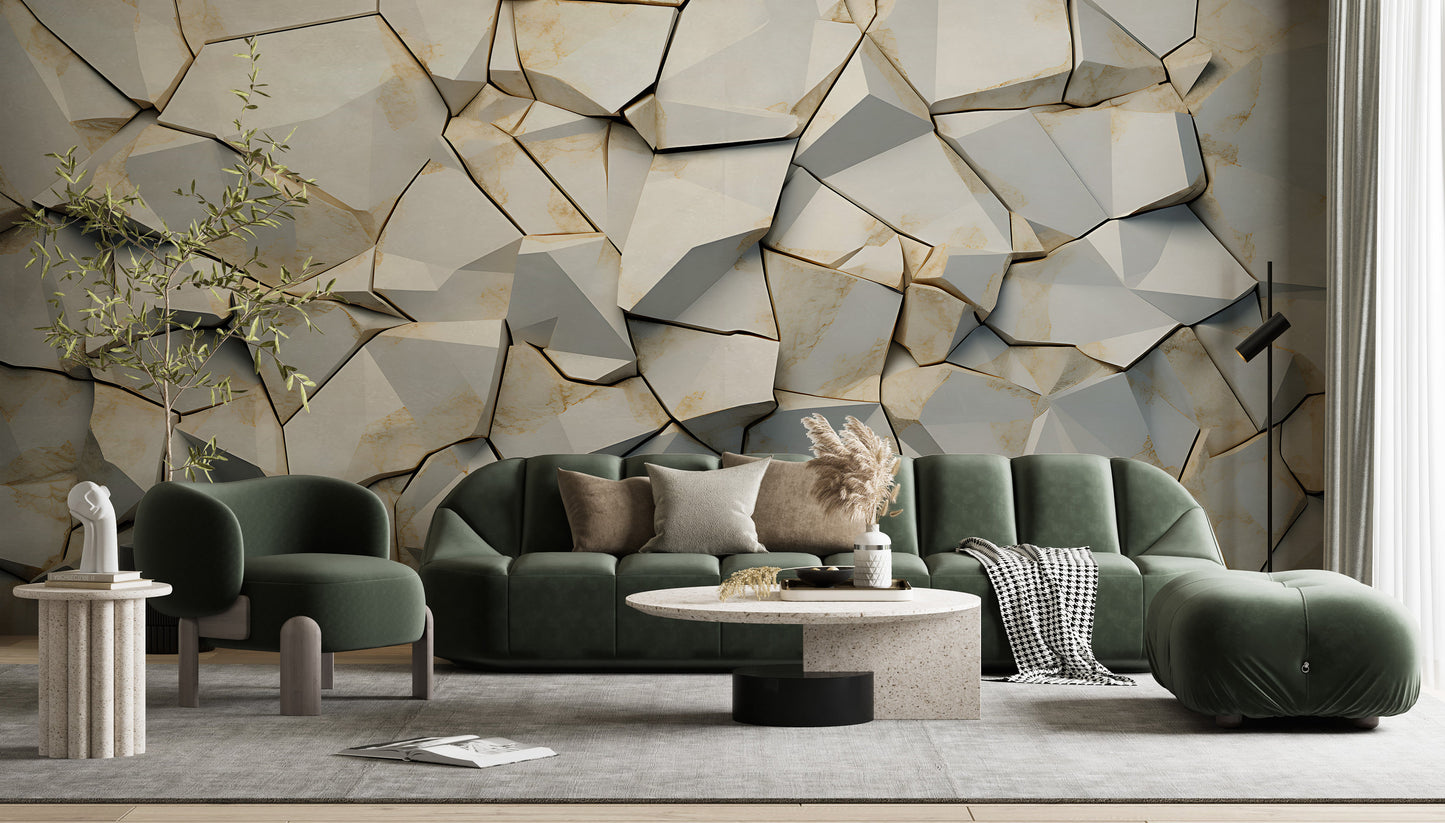 Removable Wallpaper, Custom Wall Size, Wall Decor, Peel & Stick Wall Mural, 24/48" Panel Cut, Reusable, Self Adhesive, 1 Min Easy Install