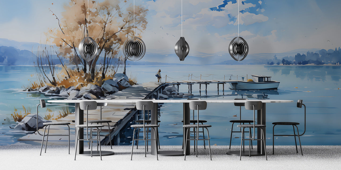 Removable Wallpaper, Custom Wall Size, Wall Decor, Peel & Stick Wall Mural, 24/48" Panel Cut, Reusable, Self Adhesive, 1 Min Easy Install