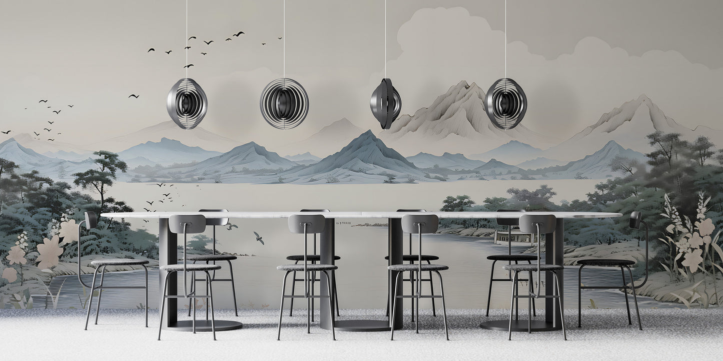 Removable Wallpaper, Custom Wall Size, Wall Decor, Peel & Stick Wall Mural, 24/48" Panel Cut, Reusable, Self Adhesive, 1 Min Easy Install