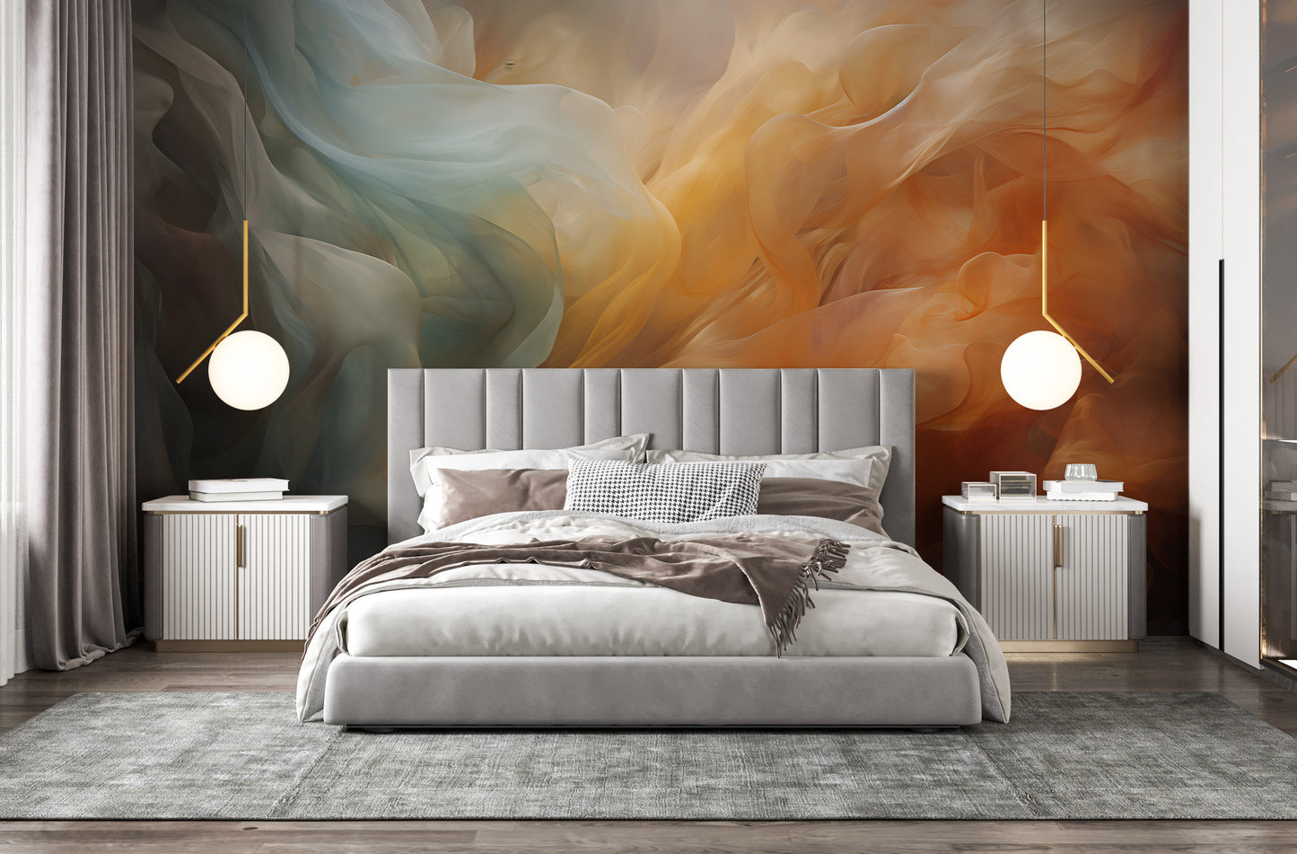 Removable Wallpaper, Custom Wall Size, Wall Decor, Peel & Stick Wall Mural, 24/48" Panel Cut, Reusable, Self Adhesive, 1 Min Easy Install