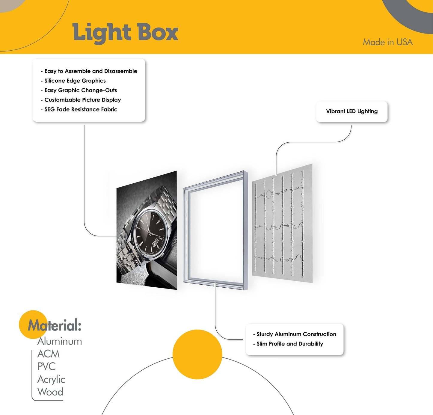 Custom SEG Light Box – Backlit Fabric Frame Sign for Retail, Offices & Events
