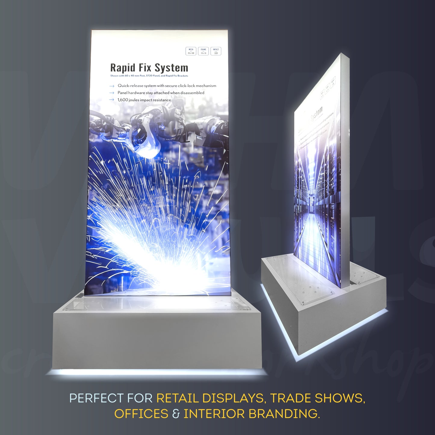 Custom SEG Light Box – Backlit Fabric Frame Sign for Retail, Offices & Events