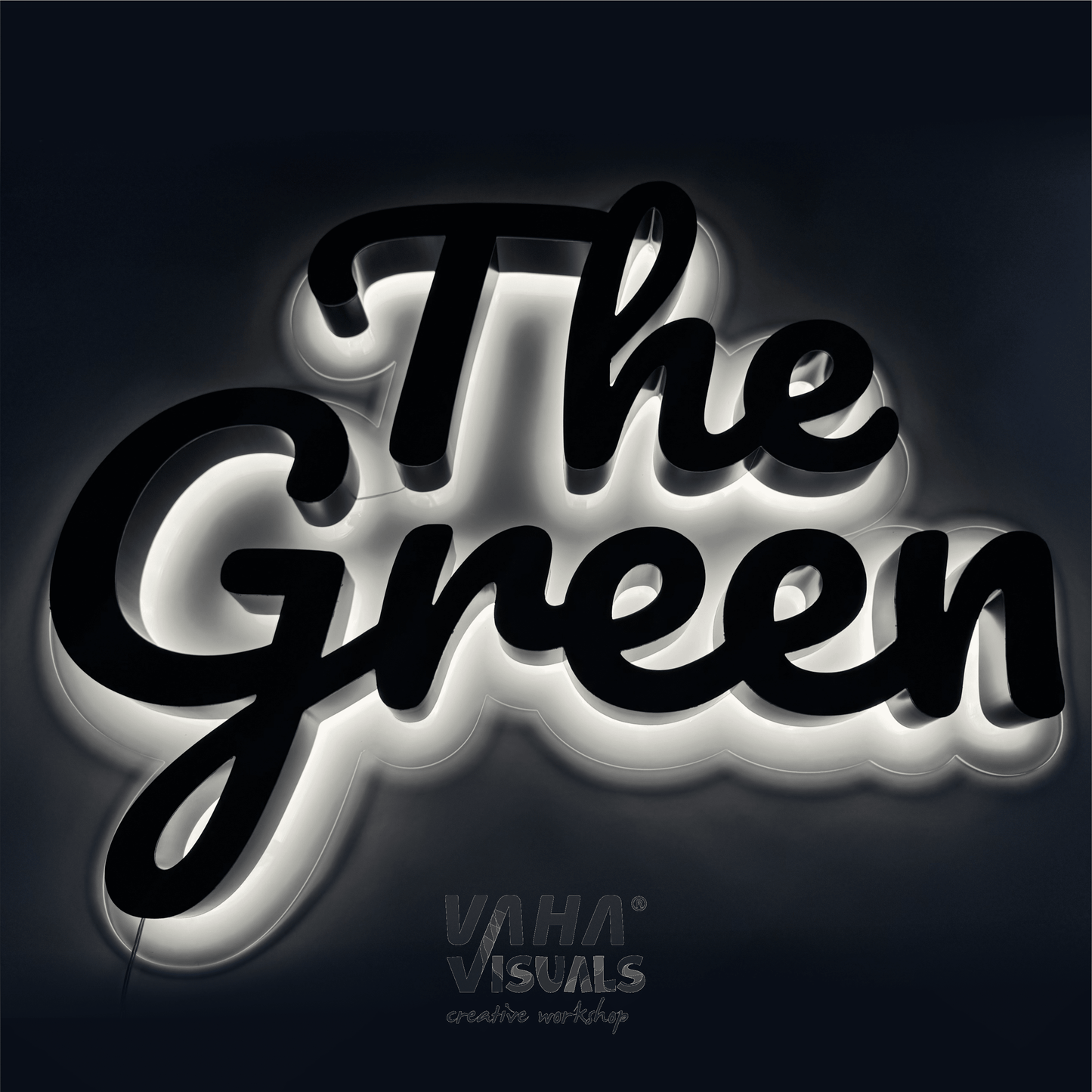 PLUG & PLAY BACKLIT SIGN - Vaha Visuals