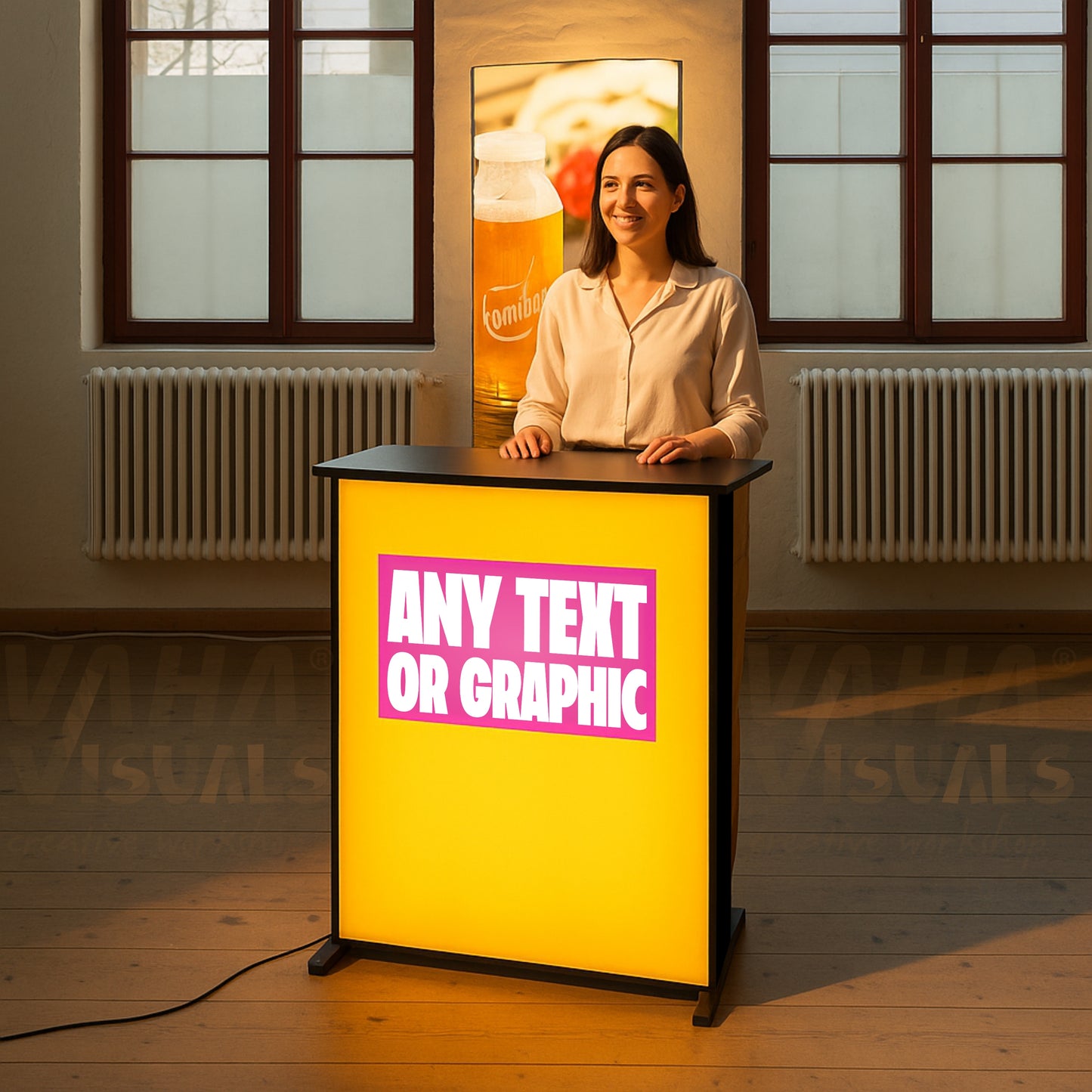 Custom SEG Light Box – Backlit Fabric Frame Sign for Retail, Offices & Events