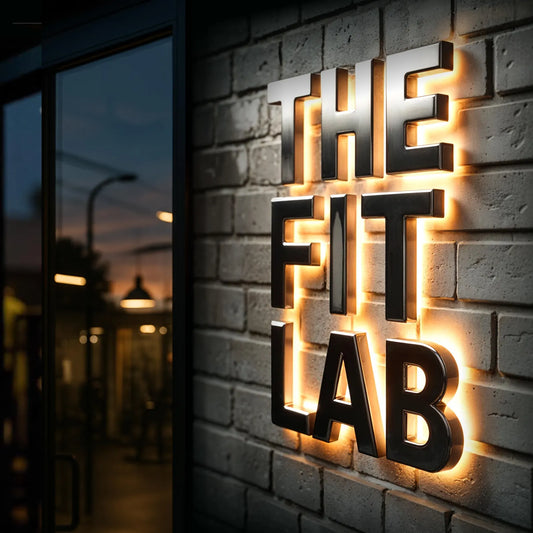 BACKLIT STAINLESS STEEL LETTERS
