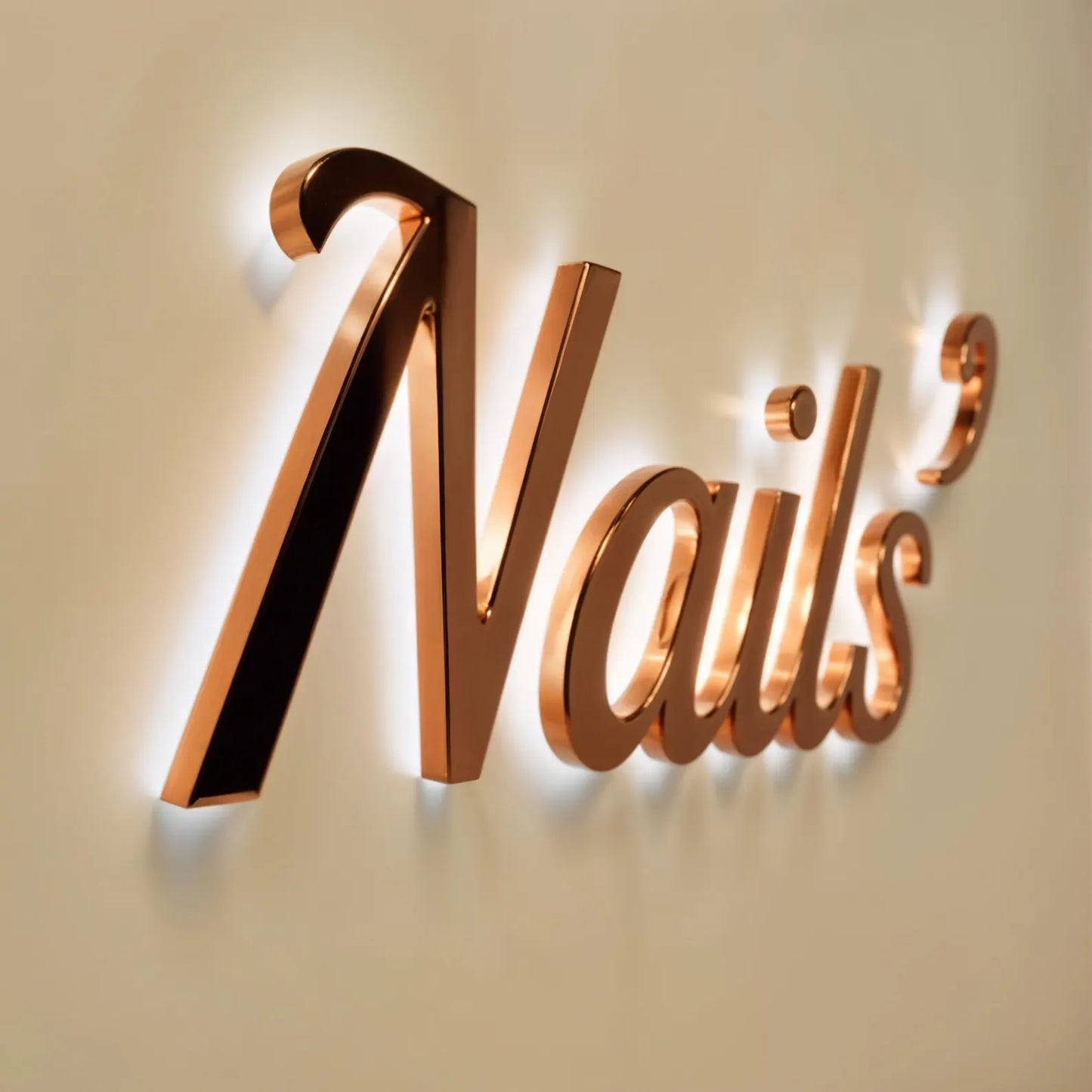 BACKLIT STAINLESS STEEL LETTERS