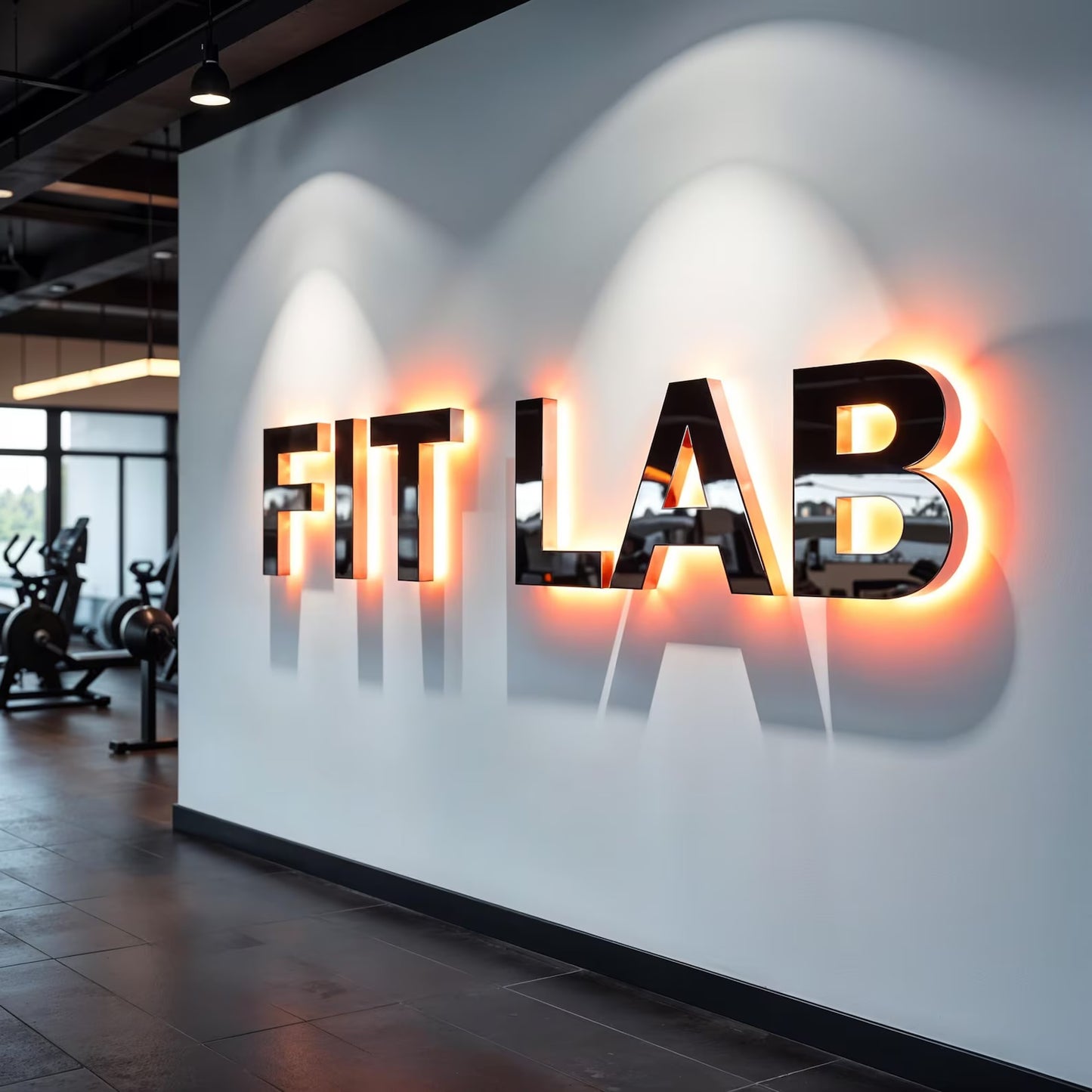 BACKLIT STAINLESS STEEL LETTERS