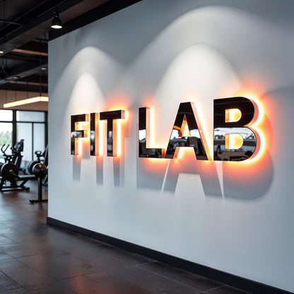 BACKLIT STAINLESS STEEL LETTERS