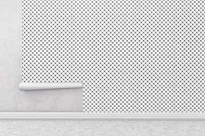 Removable Wallpaper, Connecting Dot Pattern - Peel & Stick, Reusable, Self Adhesive, 26 Inch Fixed Panels Easy Install, Seamless Design