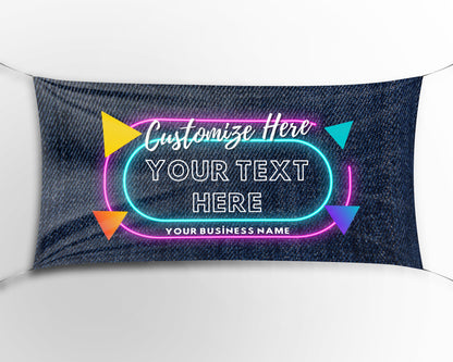 Custom Banner Display, Polyester/Vinyl  - Personalized Advertising Sign - Indoor/Outdoor - Image/Logo/Text - Heavy Duty, Building Banner