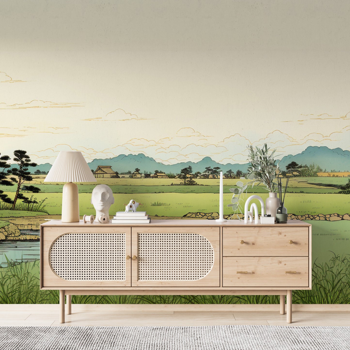 Removable Wallpaper, Custom Wall Size, Wall Decor, Peel & Stick Wall Mural, 24/48" Panel Cut, Reusable, Self Adhesive, 1 Min Easy Install