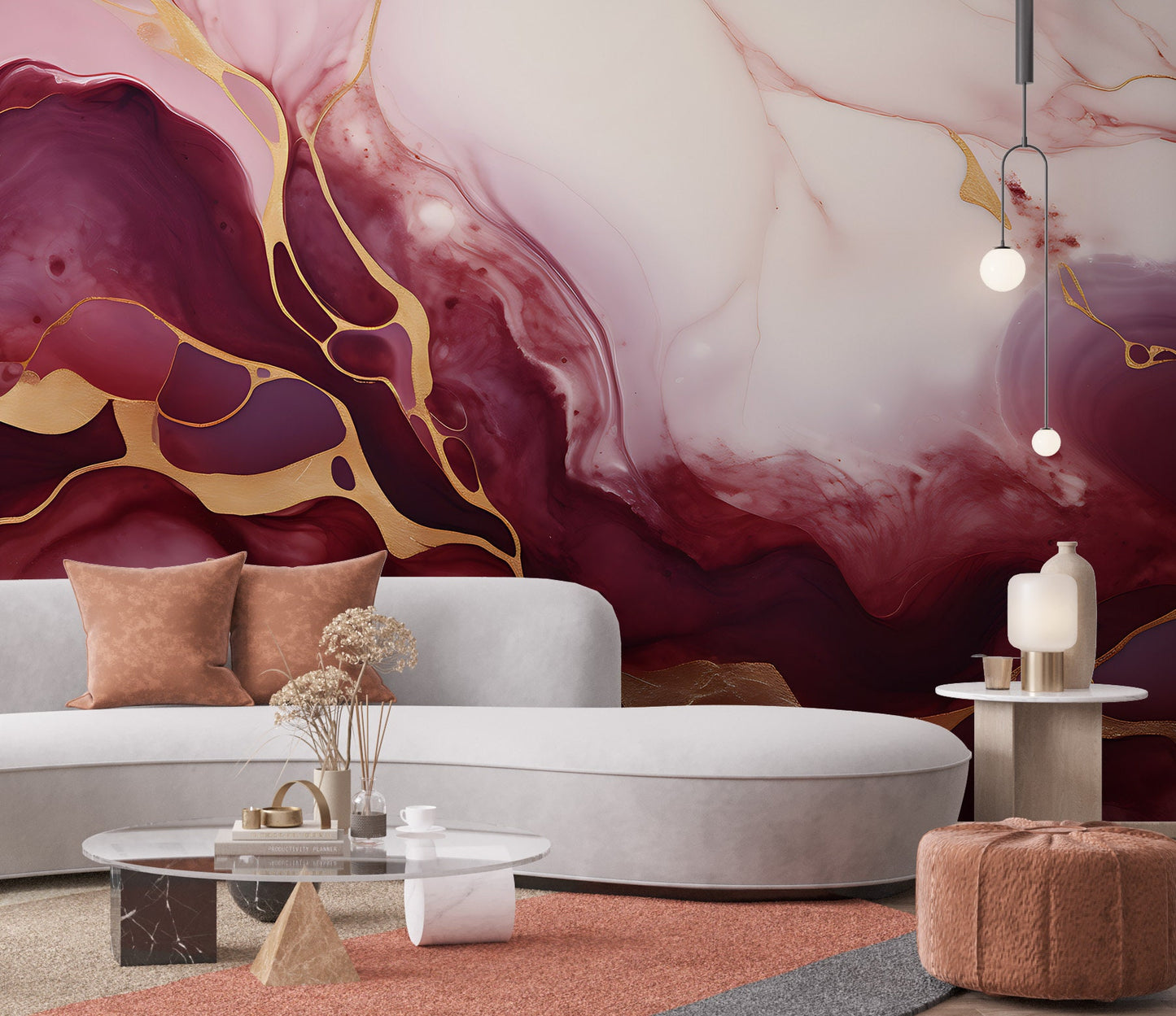 Removable Wallpaper, Custom Wall Size, Wall Decor, Peel & Stick Wall Mural, 24/48" Panel Cut, Reusable, Self Adhesive, 1 Min Easy Install