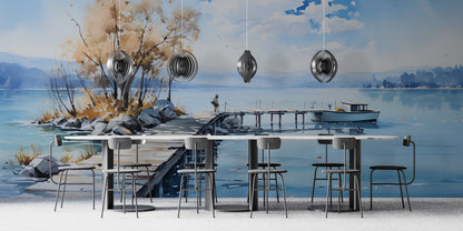 Removable Wallpaper, Custom Wall Size, Wall Decor, Peel & Stick Wall Mural, 24/48" Panel Cut, Reusable, Self Adhesive, 1 Min Easy Install