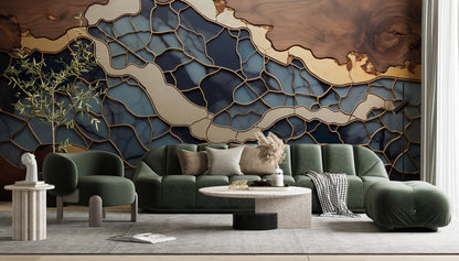 Removable Wallpaper, Custom Wall Size, Wall Decor, Peel & Stick Wall Mural, 24/48" Panel Cut, Reusable, Self Adhesive, 1 Min Easy Install