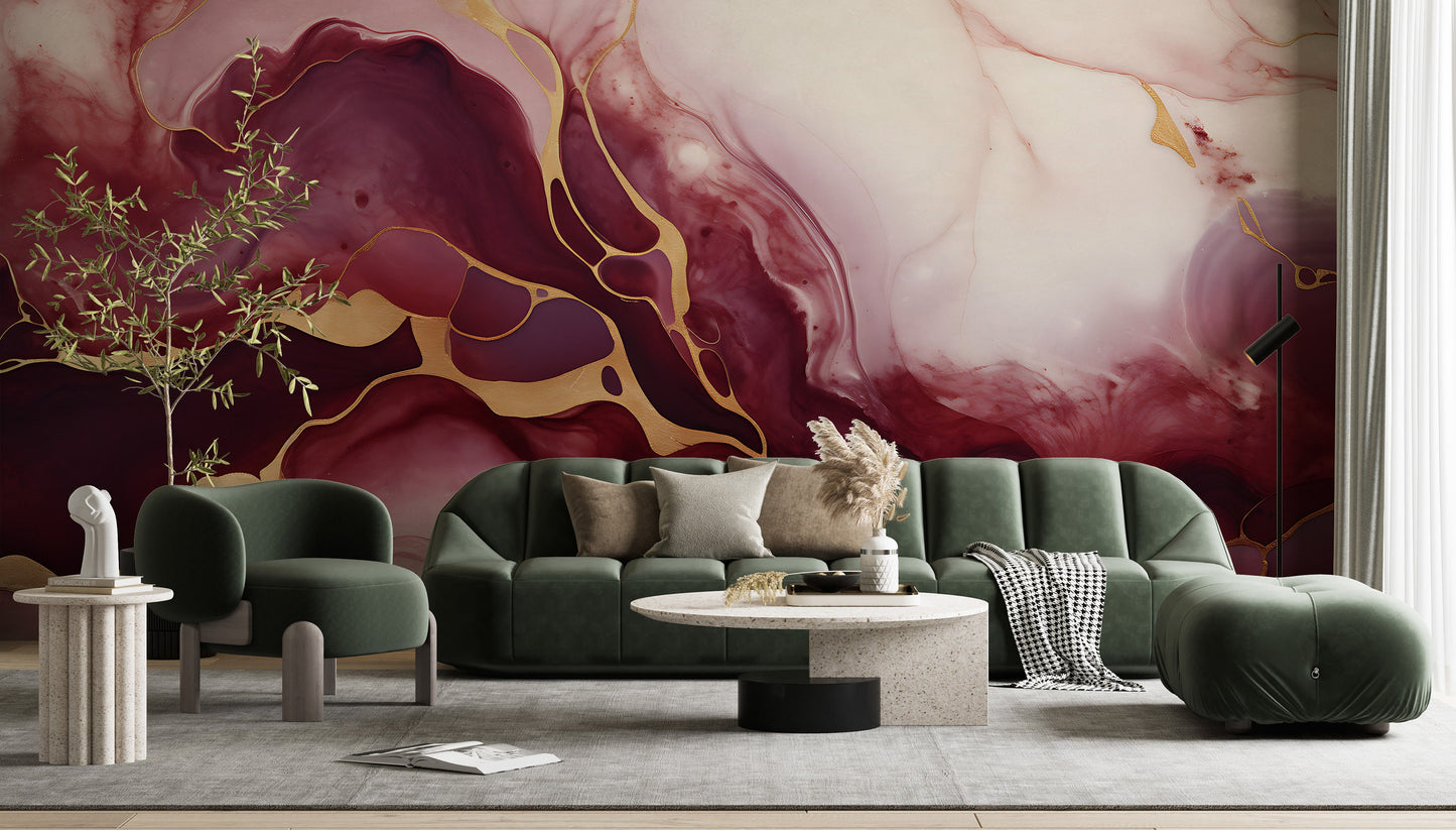 Removable Wallpaper, Custom Wall Size, Wall Decor, Peel & Stick Wall Mural, 24/48" Panel Cut, Reusable, Self Adhesive, 1 Min Easy Install
