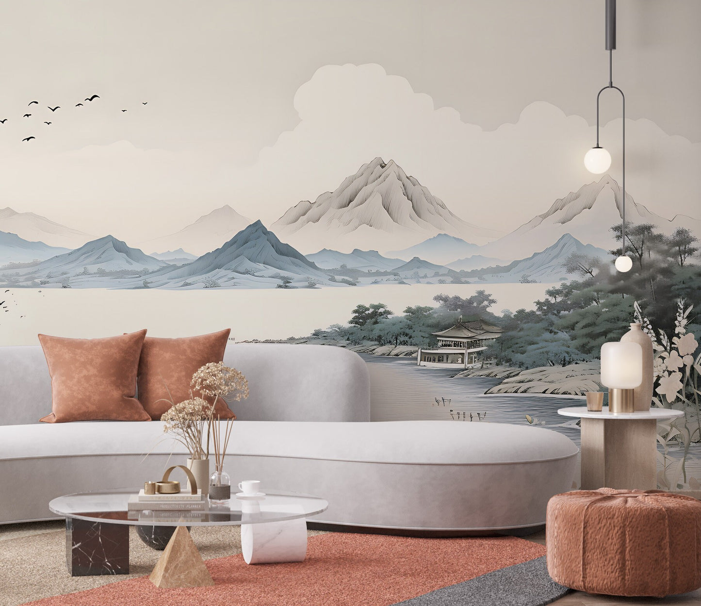 Removable Wallpaper, Custom Wall Size, Wall Decor, Peel & Stick Wall Mural, 24/48" Panel Cut, Reusable, Self Adhesive, 1 Min Easy Install