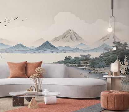 Removable Wallpaper, Custom Wall Size, Wall Decor, Peel & Stick Wall Mural, 24/48" Panel Cut, Reusable, Self Adhesive, 1 Min Easy Install