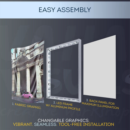 Custom SEG Light Box – Single or Double Sided Sign for Retail, Events & more