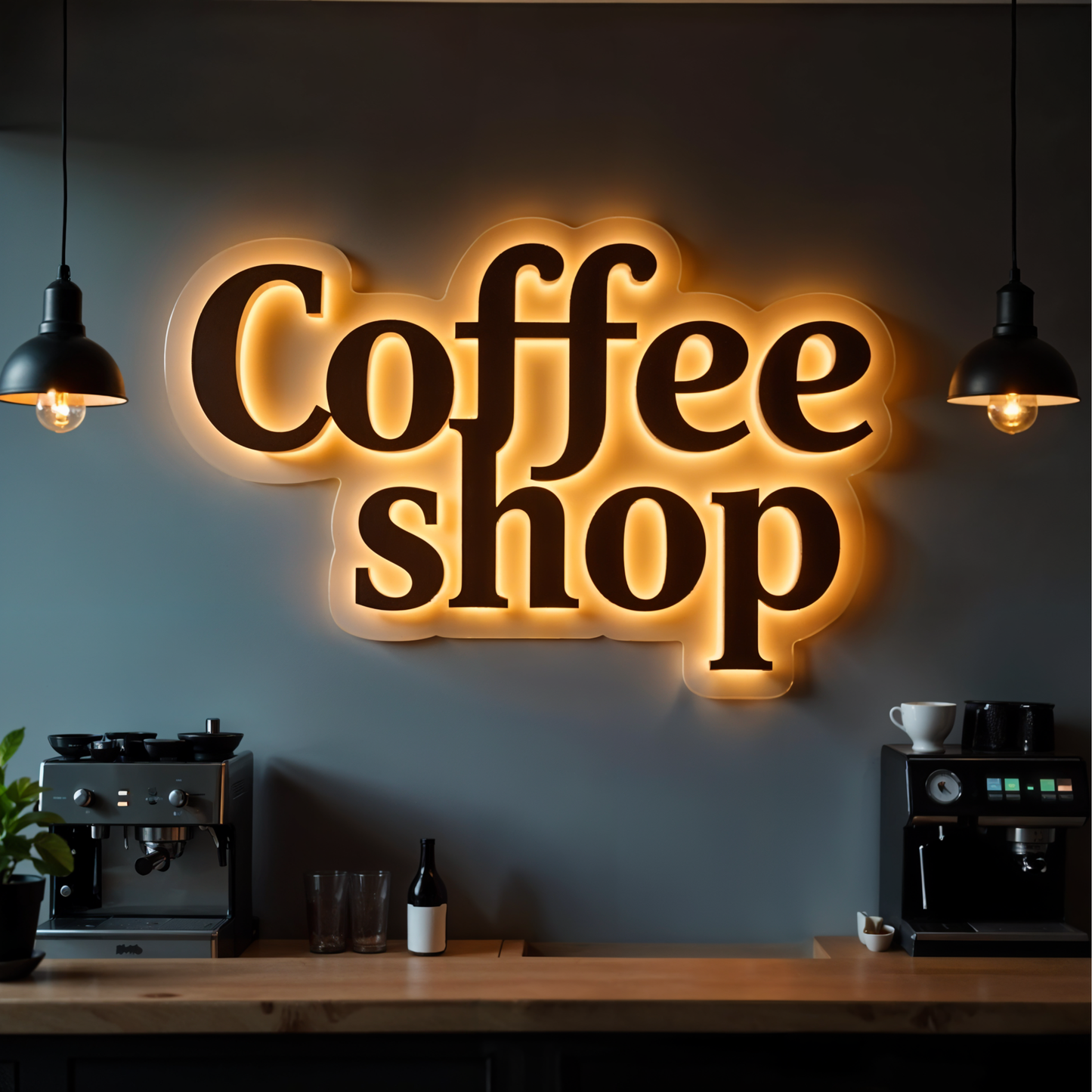 PLUG & PLAY ILLUMINATED BACKLIT SIGN